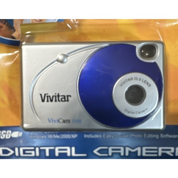 VTG 2004 Vivitar Digital Camera ViviCam 3350 New Sealed - Picture 4 of 9